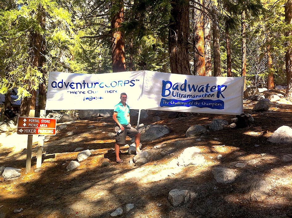 Badwater Marathon Finish at Mt Whitney trail head