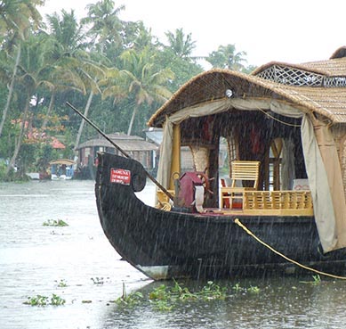 rice barge backwaters kerala india