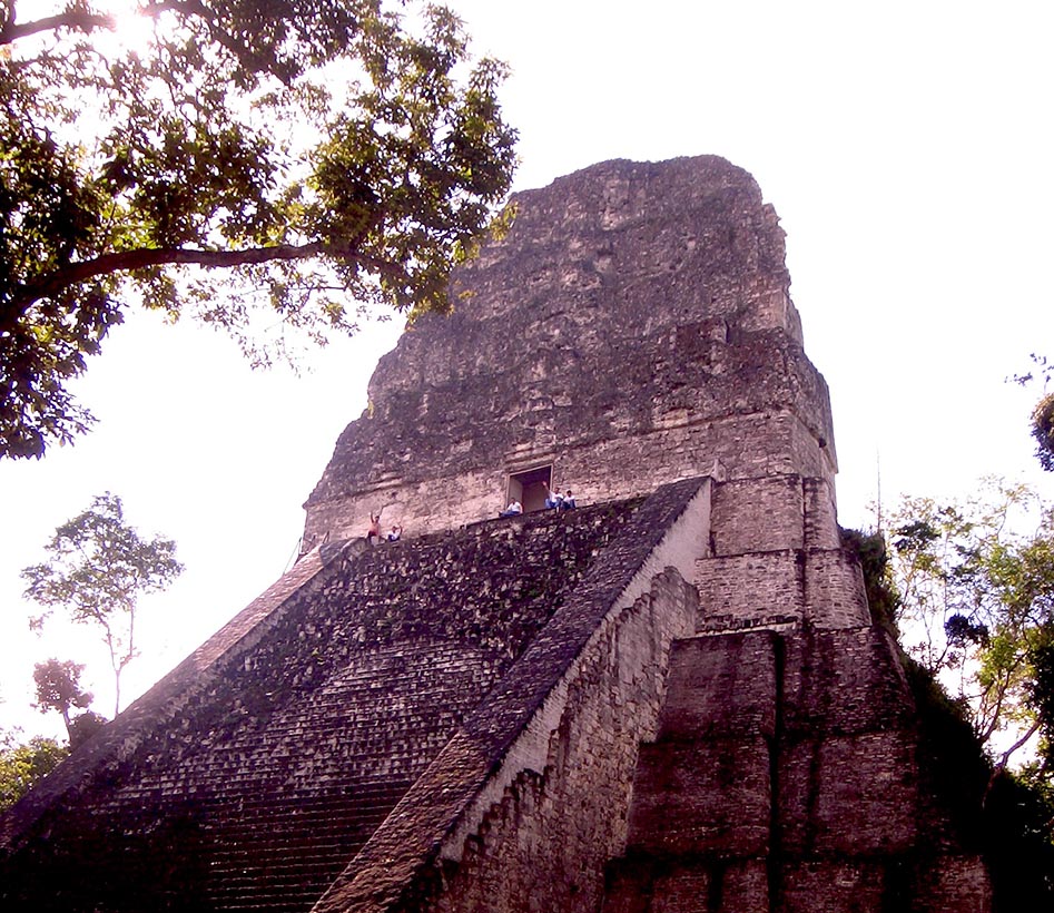 Pyramid IV at Tikal Ruins