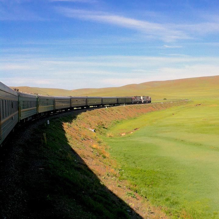 trans mongolian train