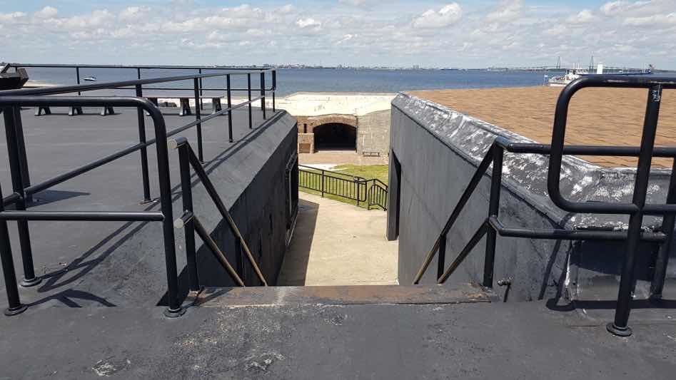 fort sumter stairs