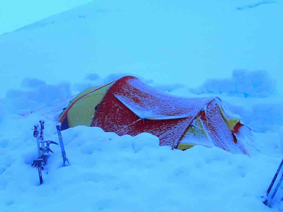 Blizzard Kershaw Peak Antarctica