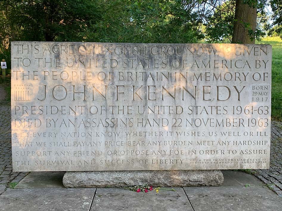 John F. Kennedy Memorial in Runnymede